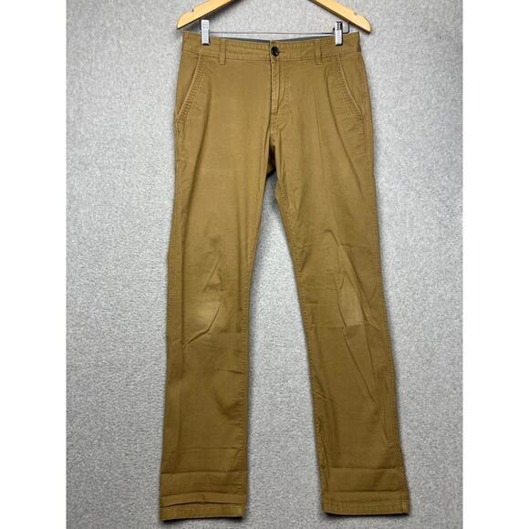 Prana Mens Mcclee Organic Cotton Coolmax Straight Pants 30 Inseam 31 Casual - Picture 2 of 11